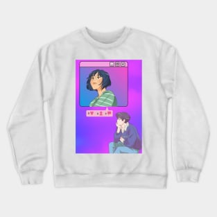 0 likes vaporwave aesthetic Crewneck Sweatshirt